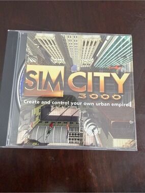 SimCity 3000 PC Game - SimCity 3000 (Gold/Black Cover)